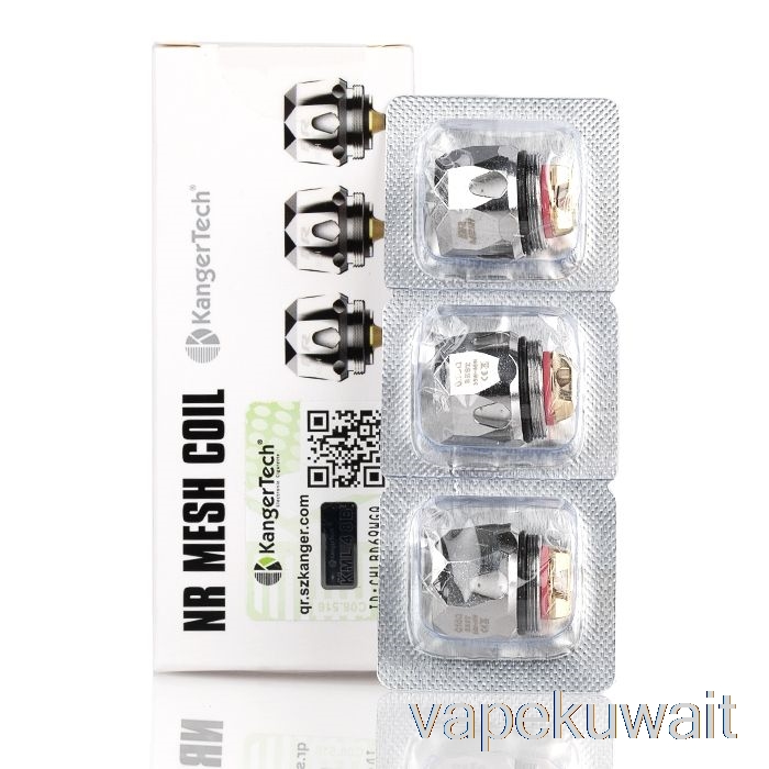 كانجر Nr سلسلة شبكة استبدال لفائف 0.18ohm Nr-mesh لفائف نظام Vape Pod